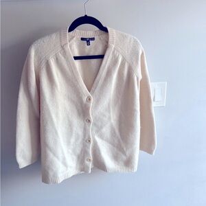 Vintage Gap Cream Button-Up Cardigan